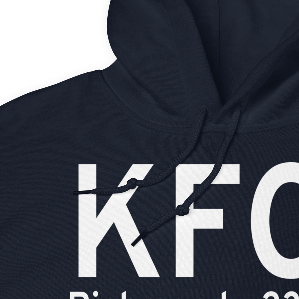 Chesterfield County Airport (KFCI) ICAO Hoodie Sweatshirt 