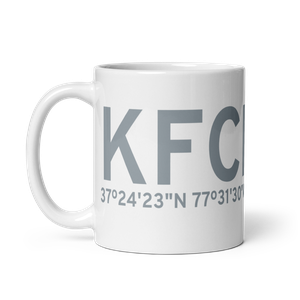 Chesterfield County Airport (KFCI) ICAO Mug