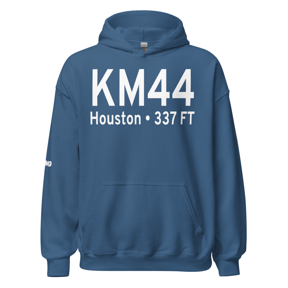 Houston Municipal Airport (KM44) ICAO Hoodie Sweatshirt 