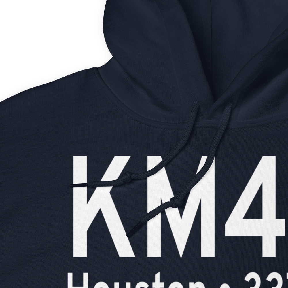 Houston Municipal Airport (KM44) ICAO Hoodie Sweatshirt 