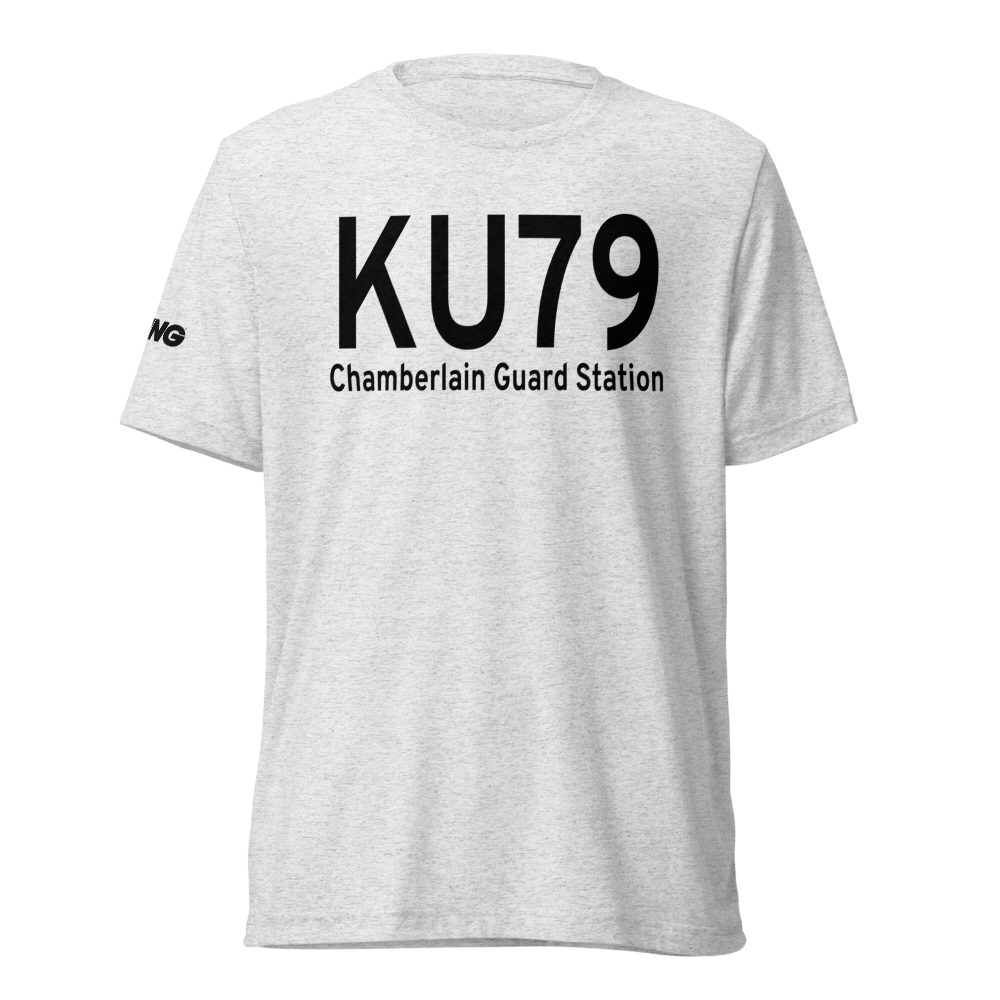 Chamberlain USFS Airport (KU79) ICAO Tri-blend T-Shirt 