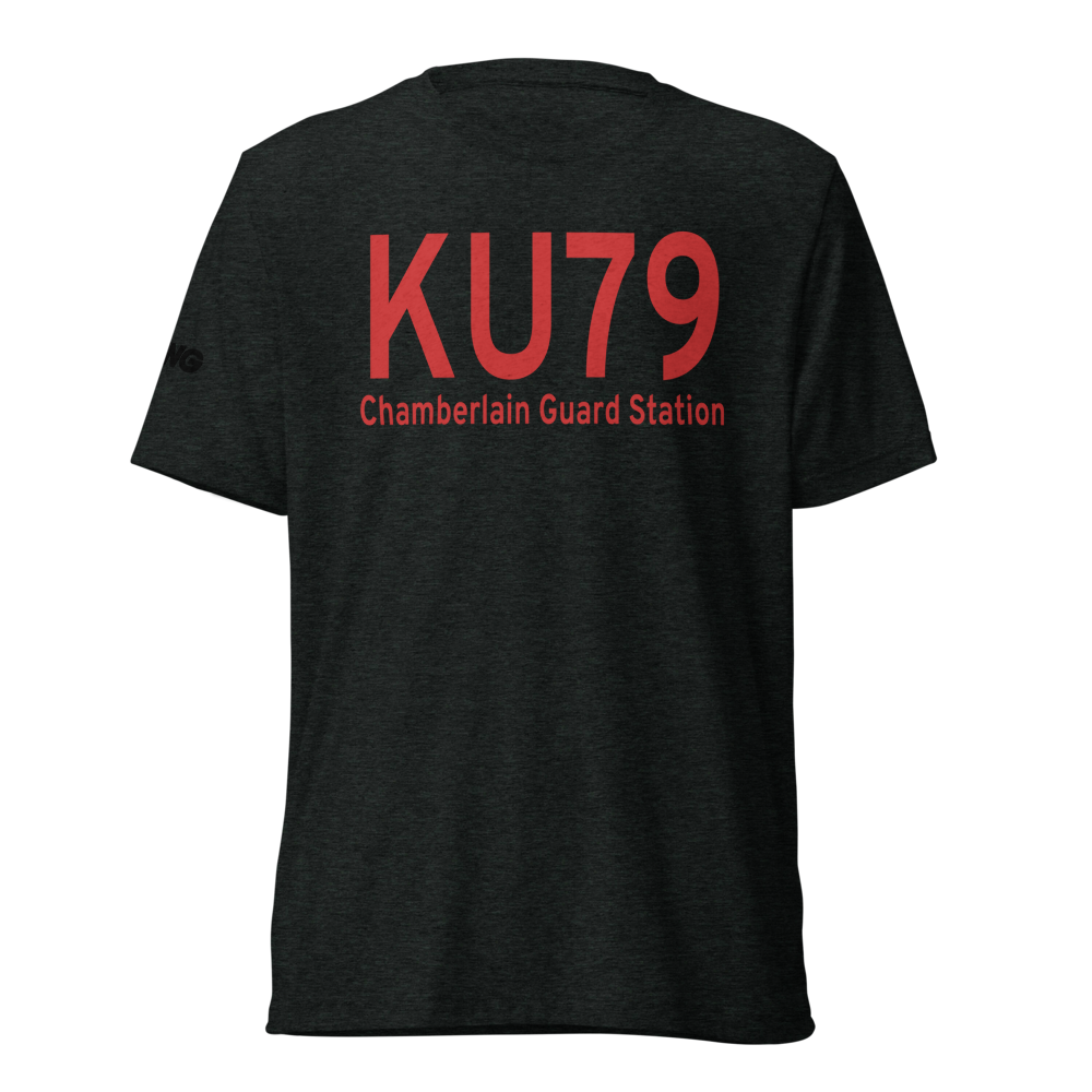 Chamberlain USFS Airport (KU79) ICAO Tri-blend T-Shirt 