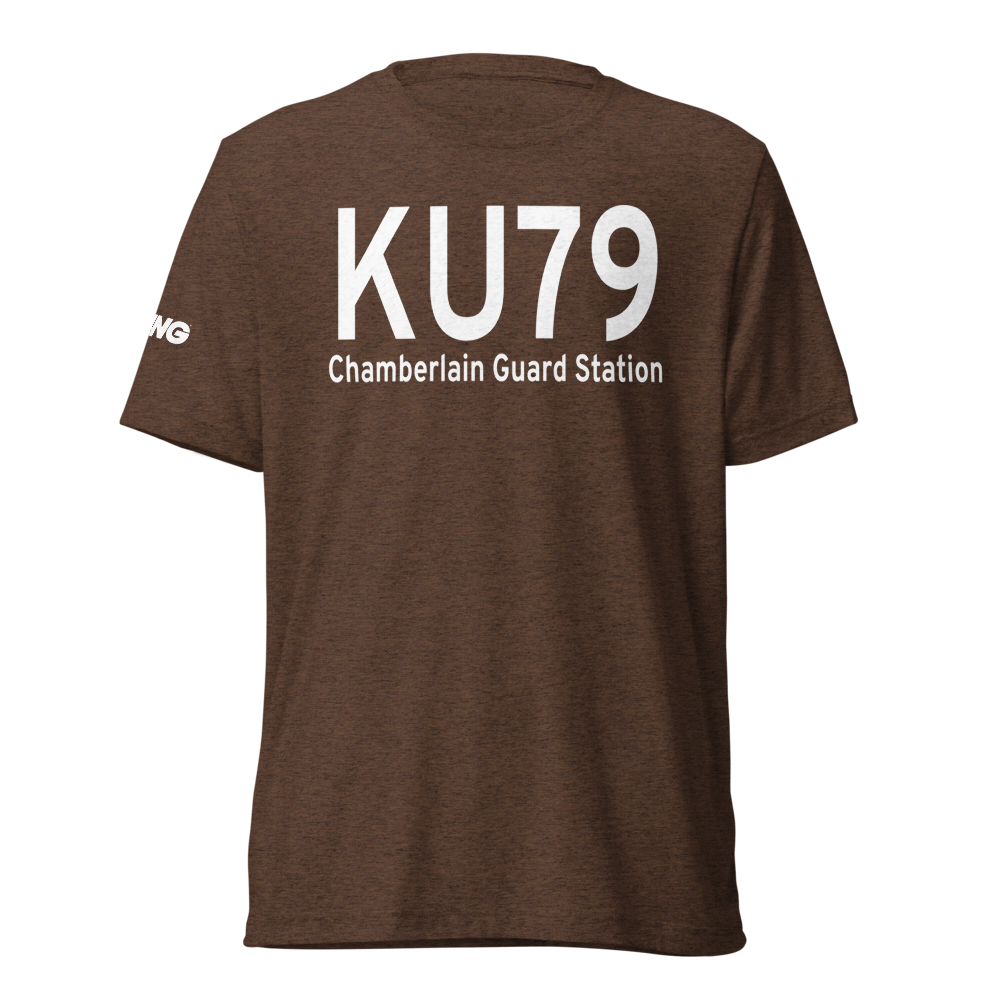Chamberlain USFS Airport (KU79) ICAO Tri-blend T-Shirt 