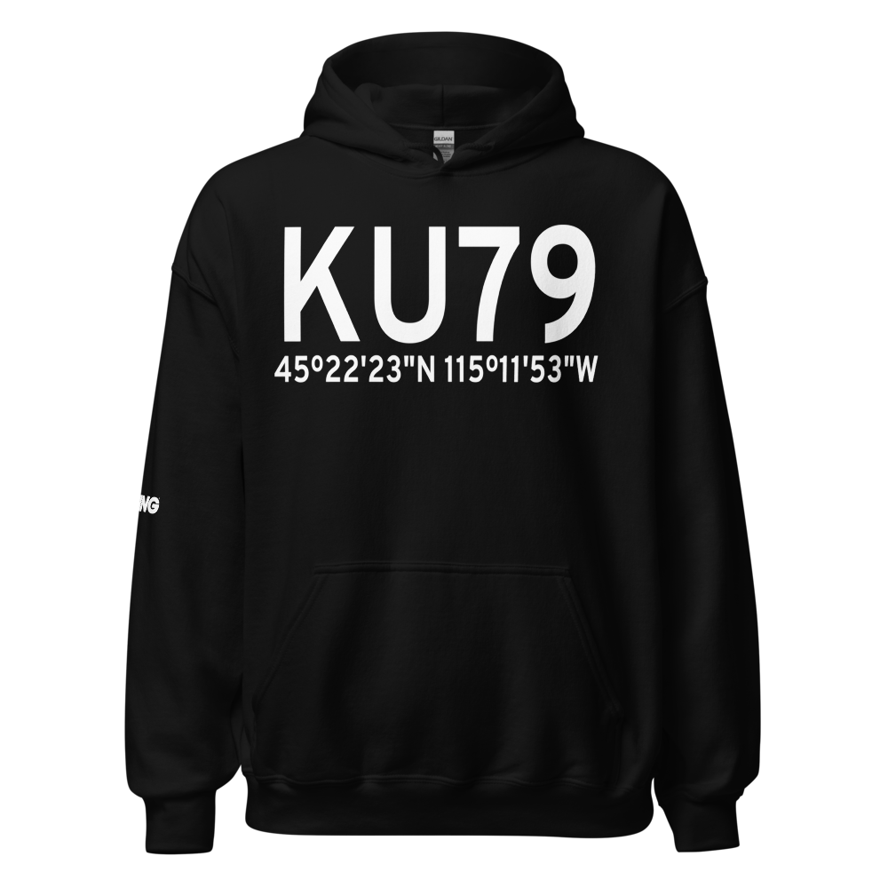 Chamberlain USFS Airport (KU79) ICAO Hoodie Sweatshirt 