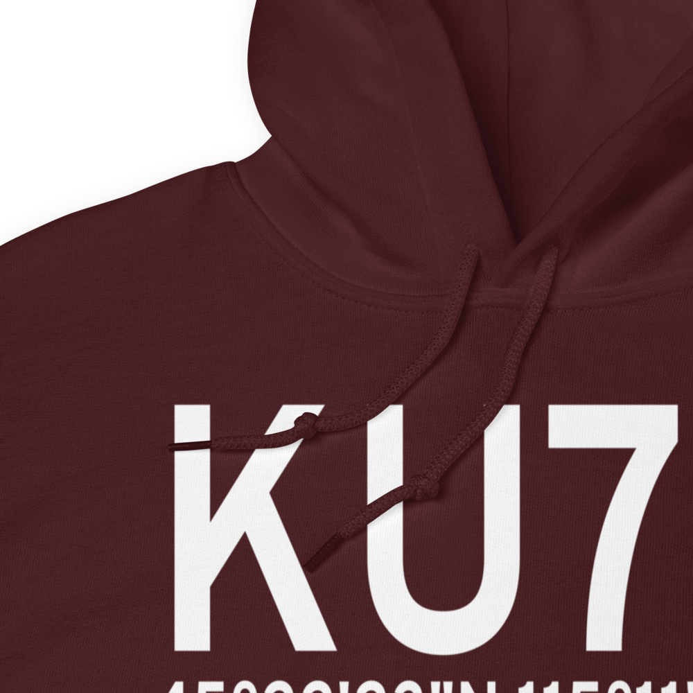 Chamberlain USFS Airport (KU79) ICAO Hoodie Sweatshirt 