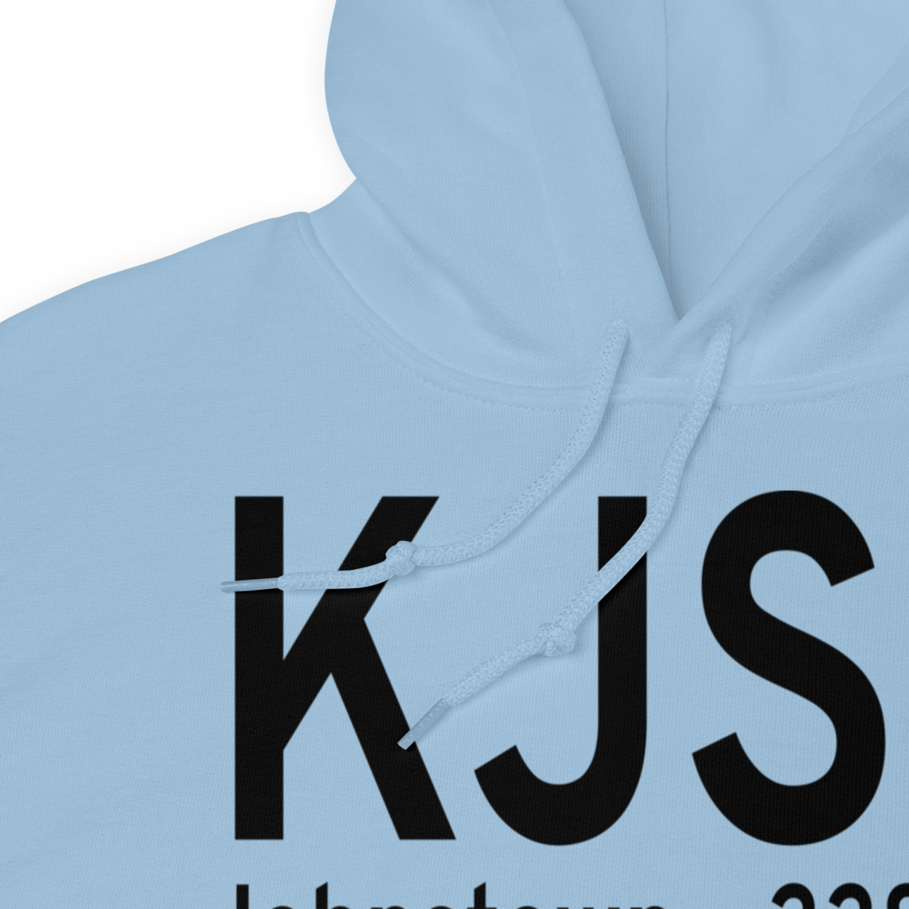 John Murtha Johnstown Cambria County Airport (KJST) ICAO Hoodie Sweatshirt 