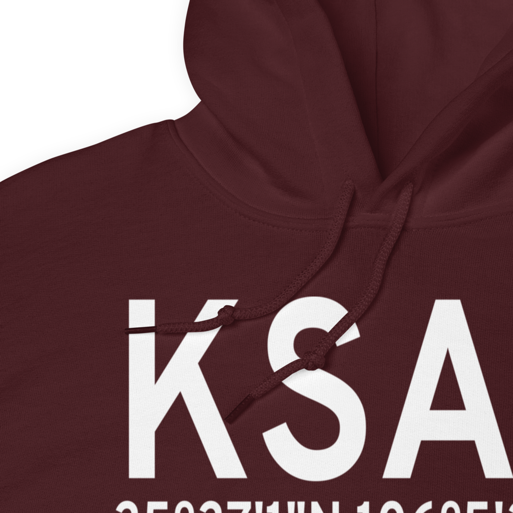 Santa Fe Municipal Airport (KSAF) ICAO Hoodie Sweatshirt 