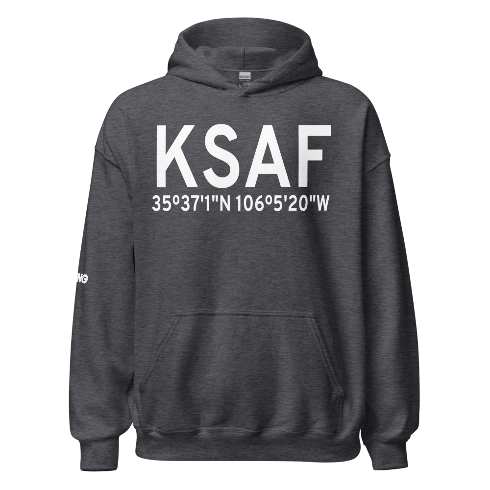 Santa Fe Municipal Airport (KSAF) ICAO Hoodie Sweatshirt 