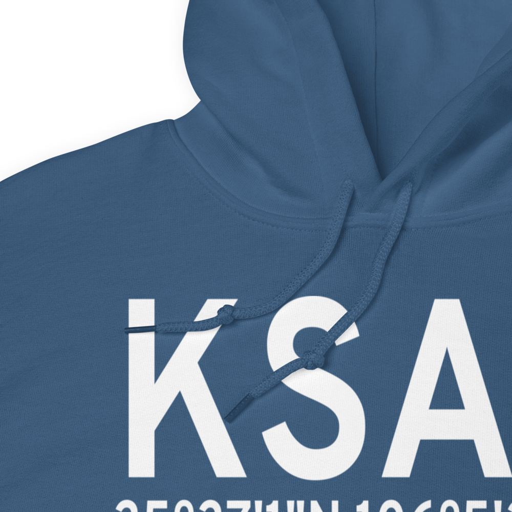 Santa Fe Municipal Airport (KSAF) ICAO Hoodie Sweatshirt 