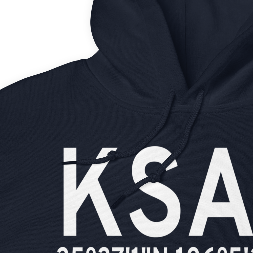 Santa Fe Municipal Airport (KSAF) ICAO Hoodie Sweatshirt 