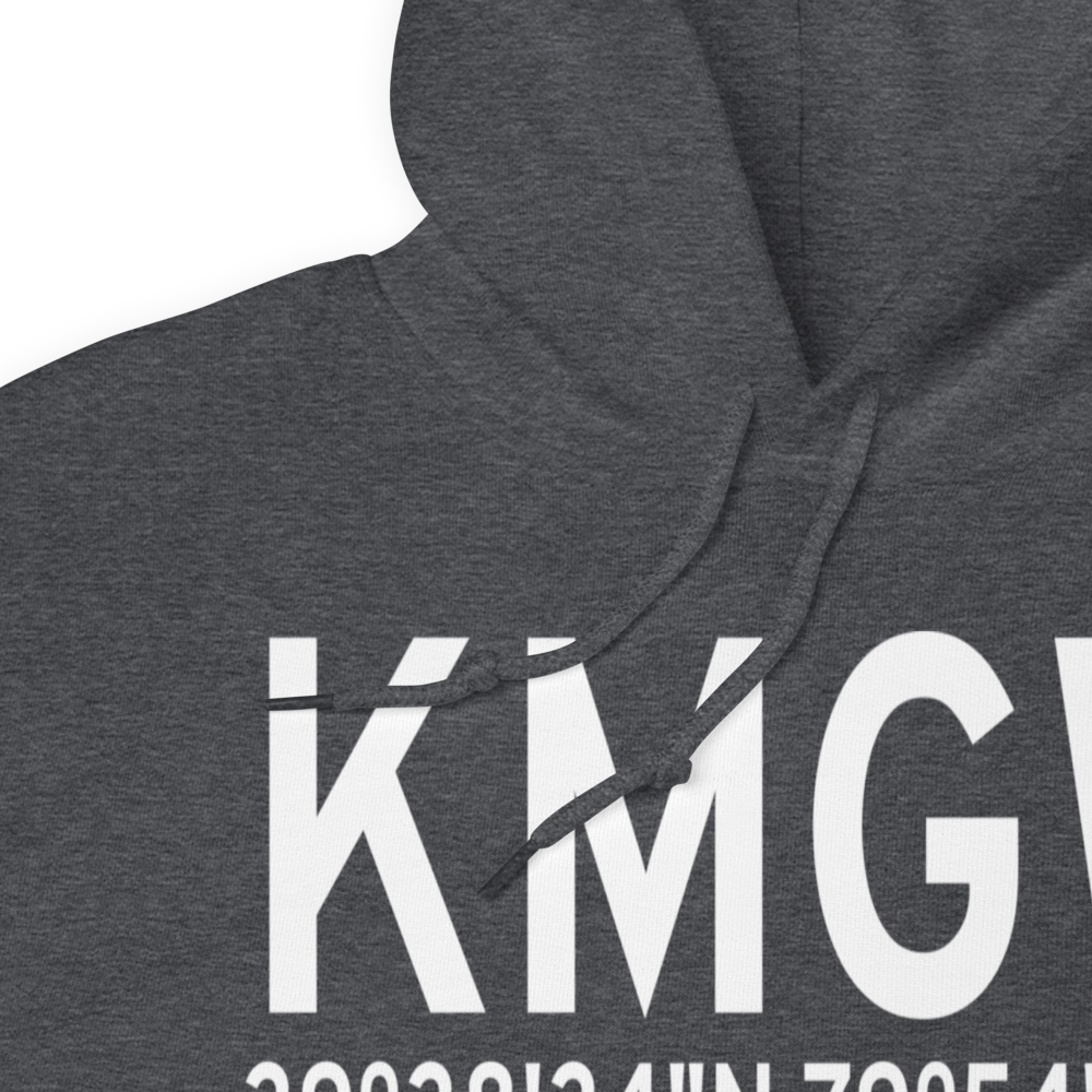 Morgantown Municipal Walter L. Bill Hart Field (KMGW) ICAO Hoodie Sweatshirt 