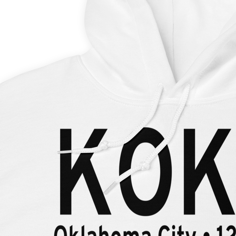 Will Rogers World Airport (KOKC) ICAO Hoodie Sweatshirt 