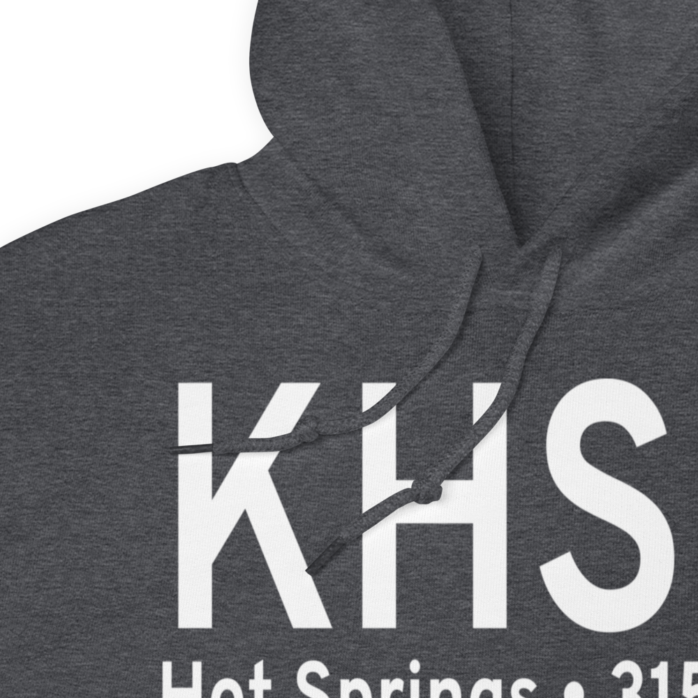 Hot Springs Municipal Airport (KHSR) ICAO Hoodie Sweatshirt 