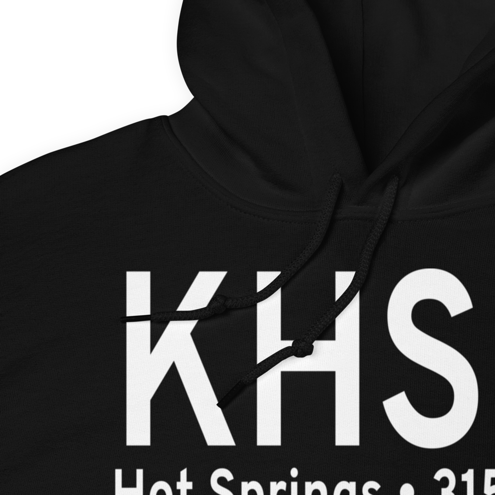 Hot Springs Municipal Airport (KHSR) ICAO Hoodie Sweatshirt 