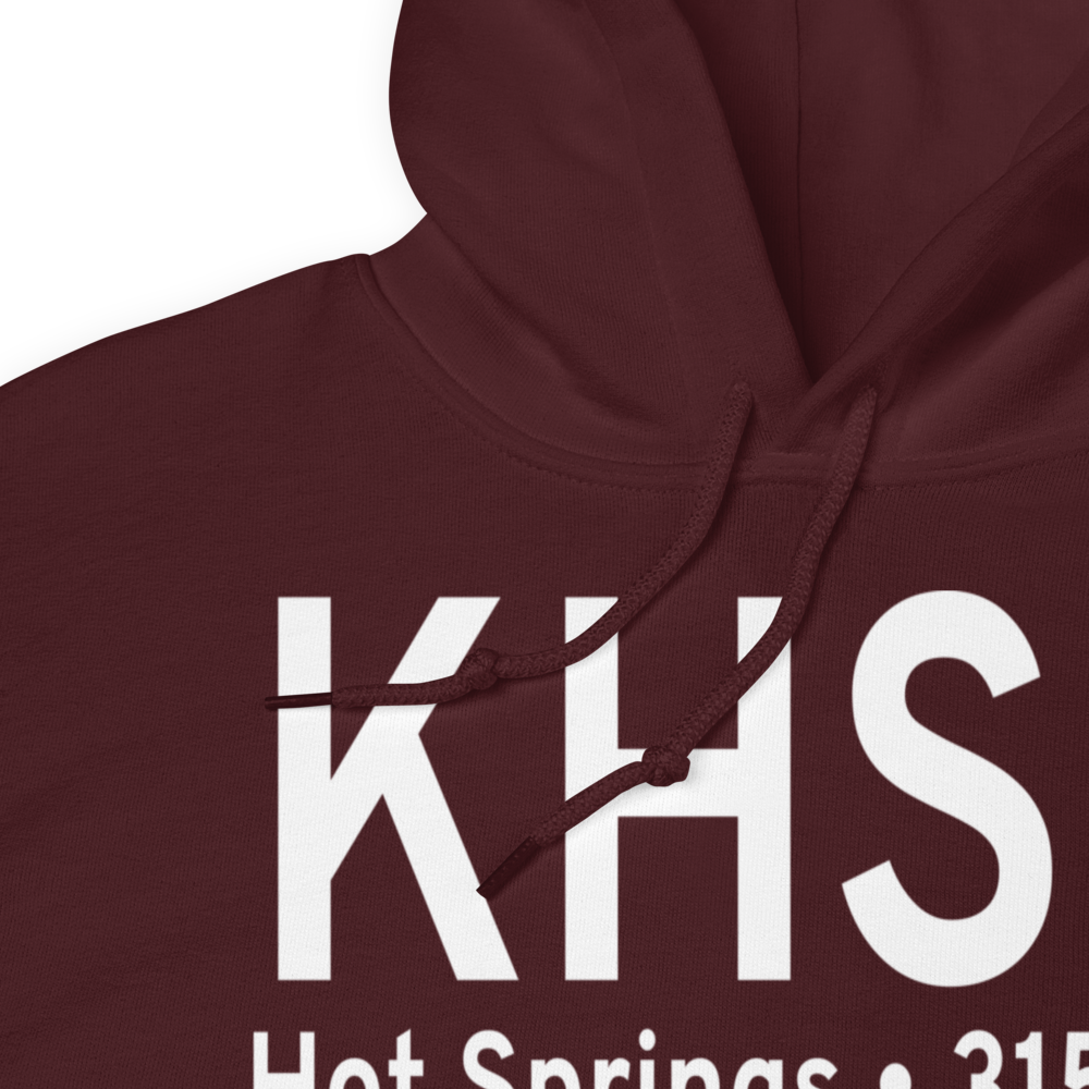 Hot Springs Municipal Airport (KHSR) ICAO Hoodie Sweatshirt 