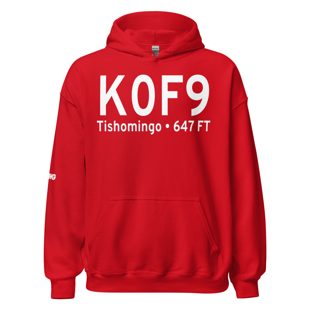 Tishomingo Airpark (K0F9) ICAO Hoodie Sweatshirt 