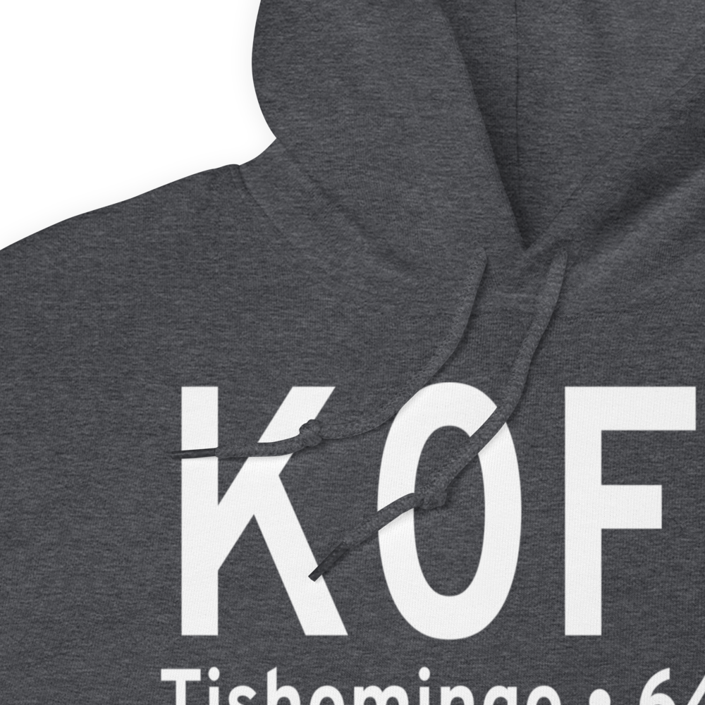 Tishomingo Airpark (K0F9) ICAO Hoodie Sweatshirt 