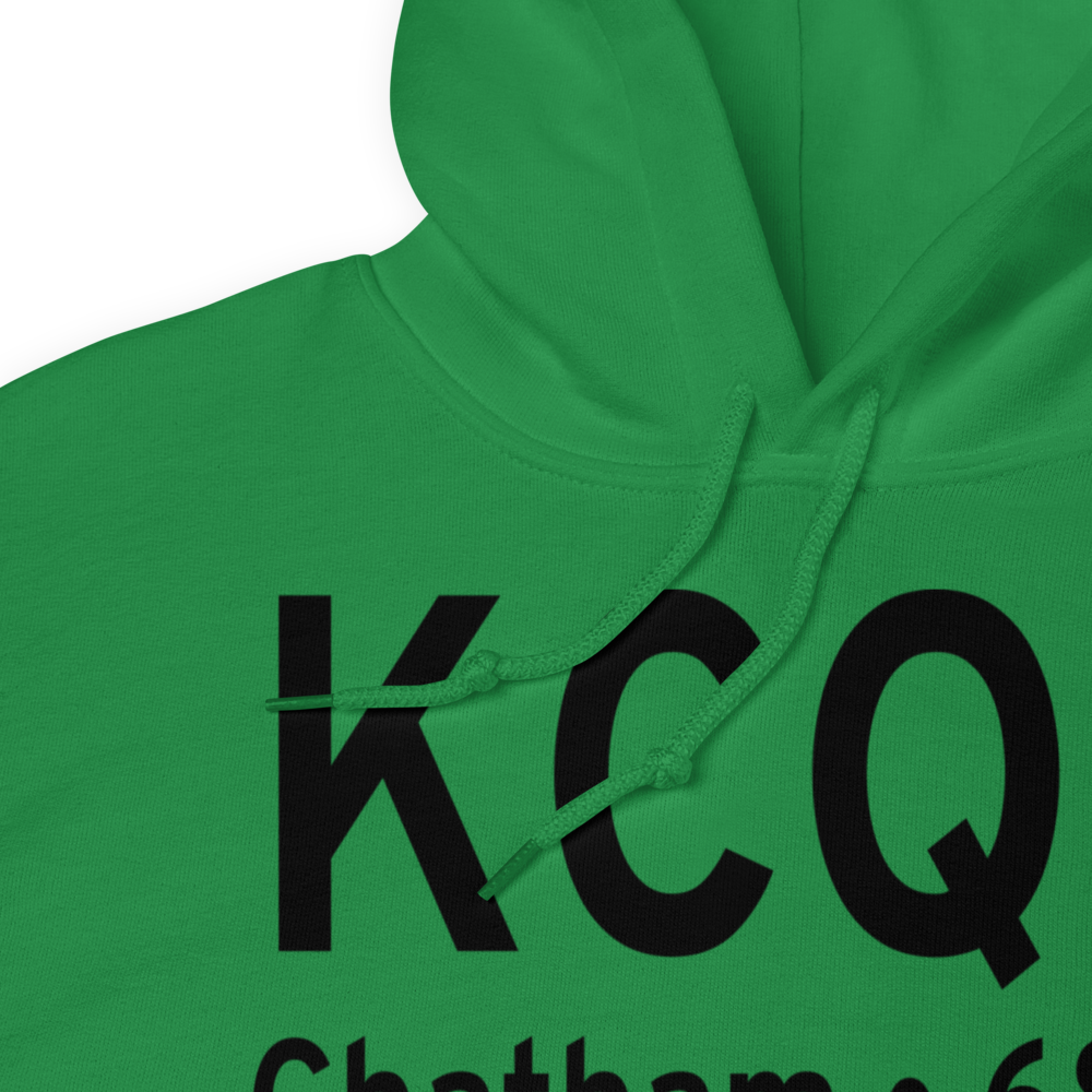 Chatham Municipal Airport (KCQX) ICAO Hoodie Sweatshirt 
