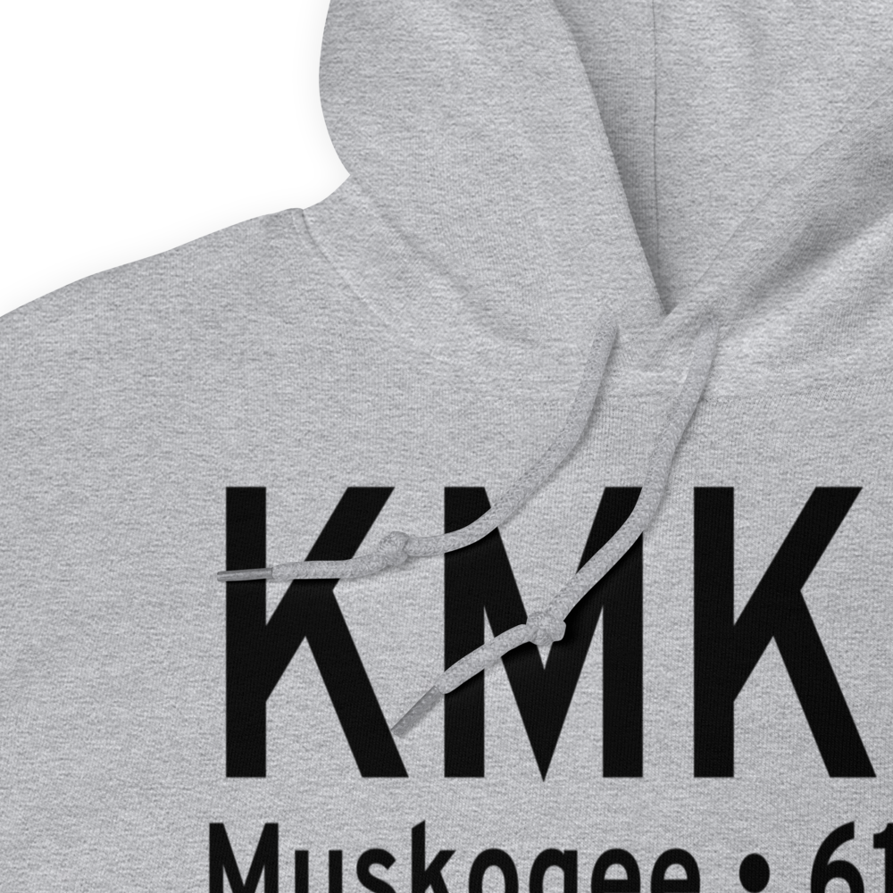 Muskogee-Davis Regional Airport (KMKO) ICAO Hoodie Sweatshirt 