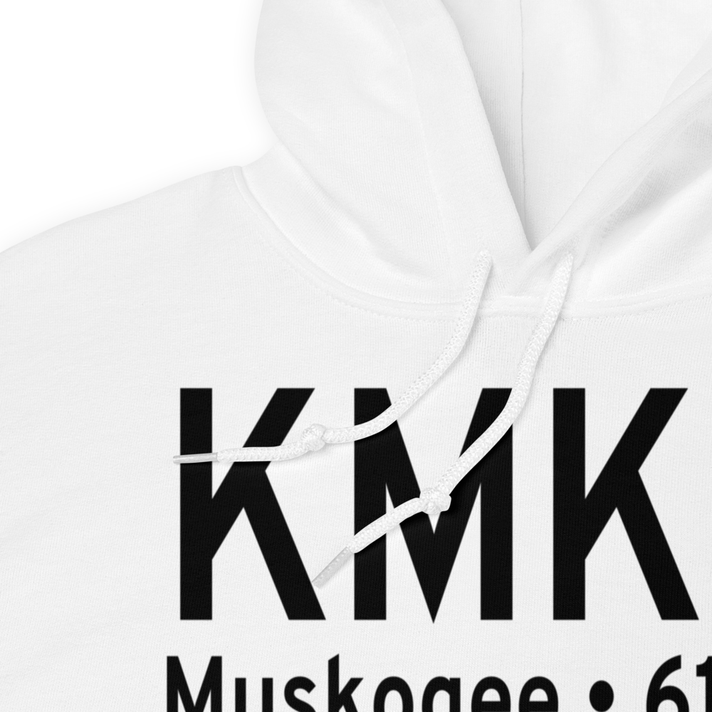 Muskogee-Davis Regional Airport (KMKO) ICAO Hoodie Sweatshirt 