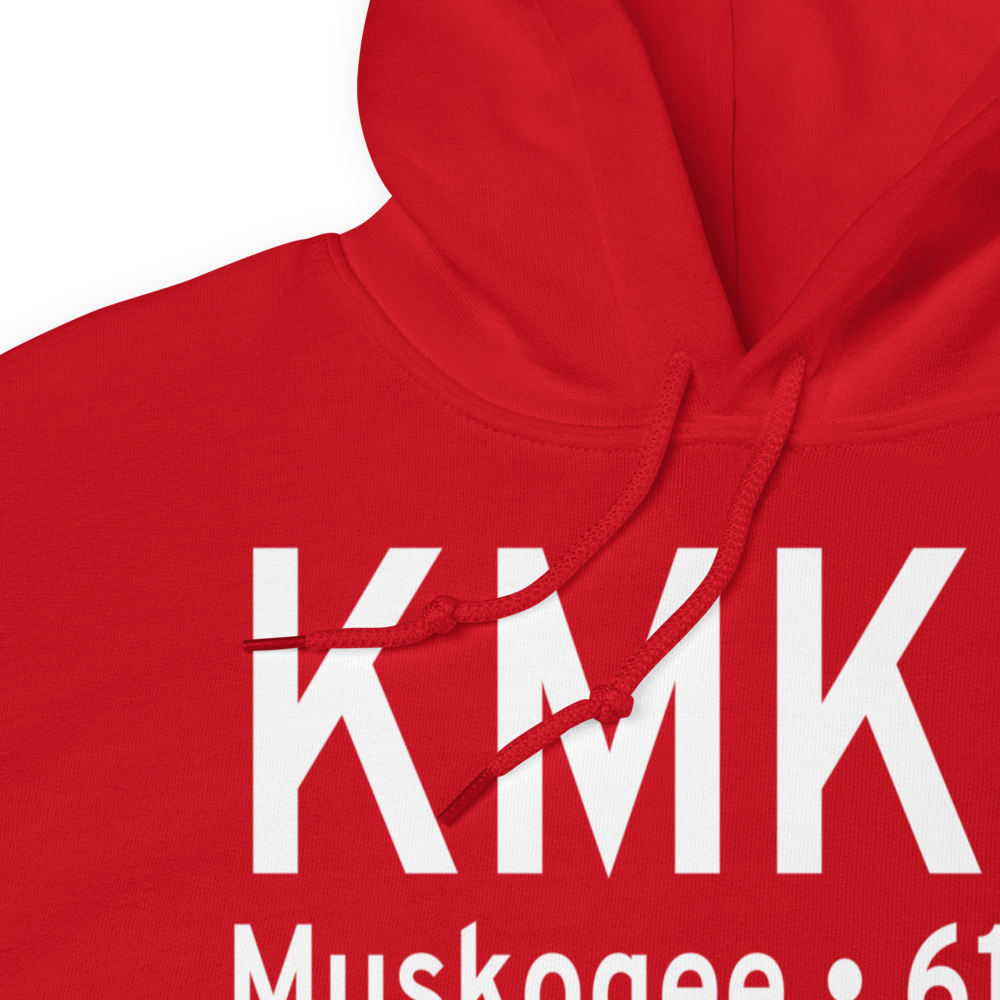 Muskogee-Davis Regional Airport (KMKO) ICAO Hoodie Sweatshirt 