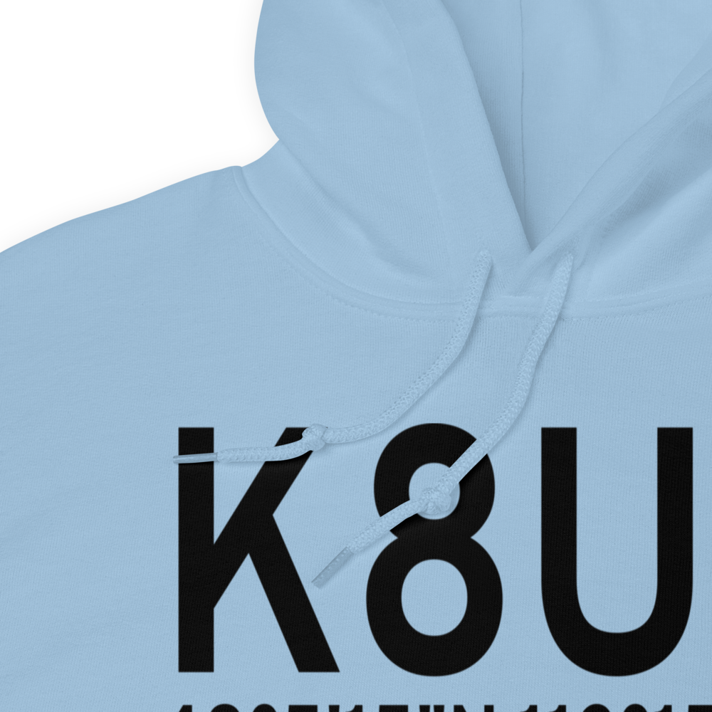 Schafer Usfs Airport (K8U2) ICAO Hoodie Sweatshirt 