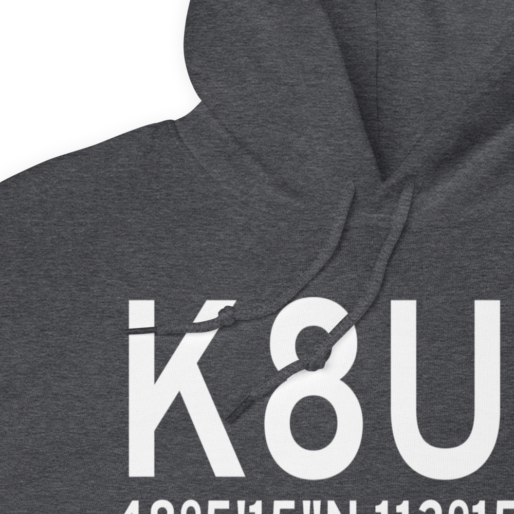 Schafer Usfs Airport (K8U2) ICAO Hoodie Sweatshirt 