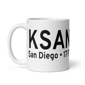 San Diego International Airport (KSAN) ICAO Mug