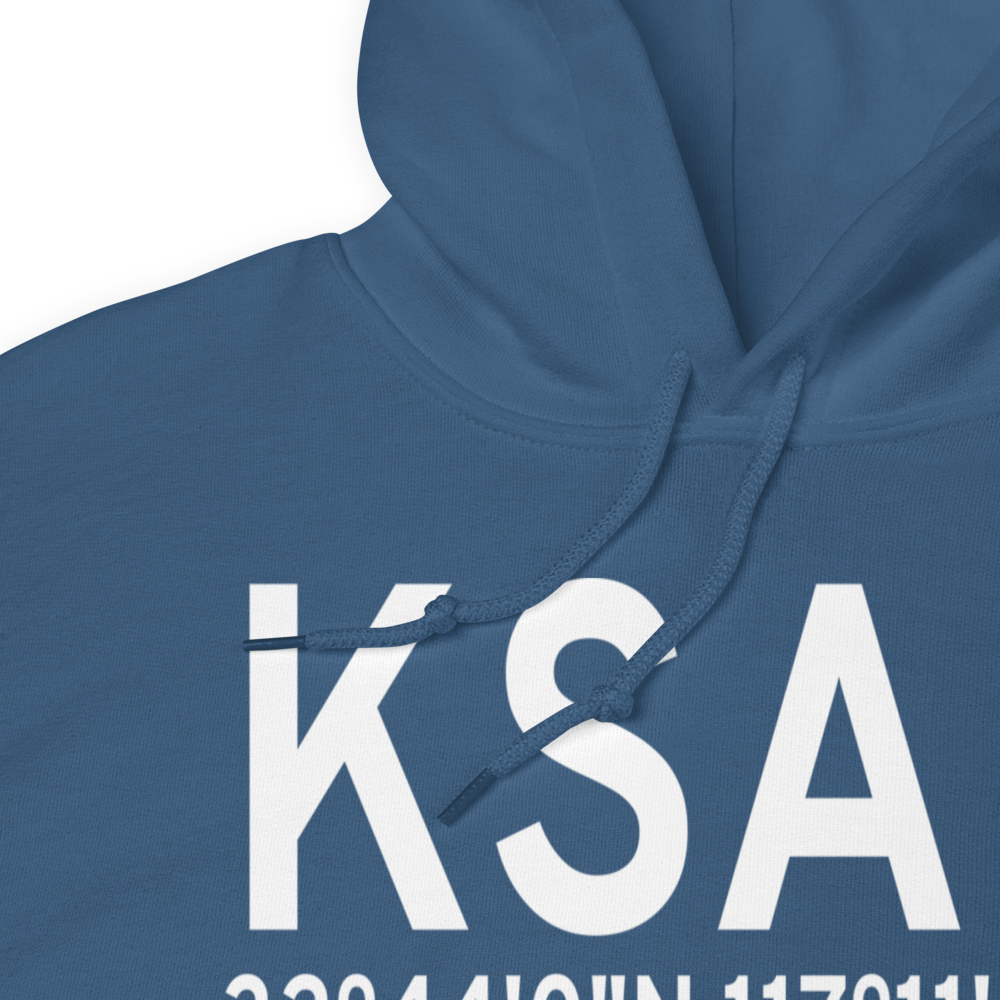 San Diego International Airport (KSAN) ICAO Hoodie Sweatshirt 