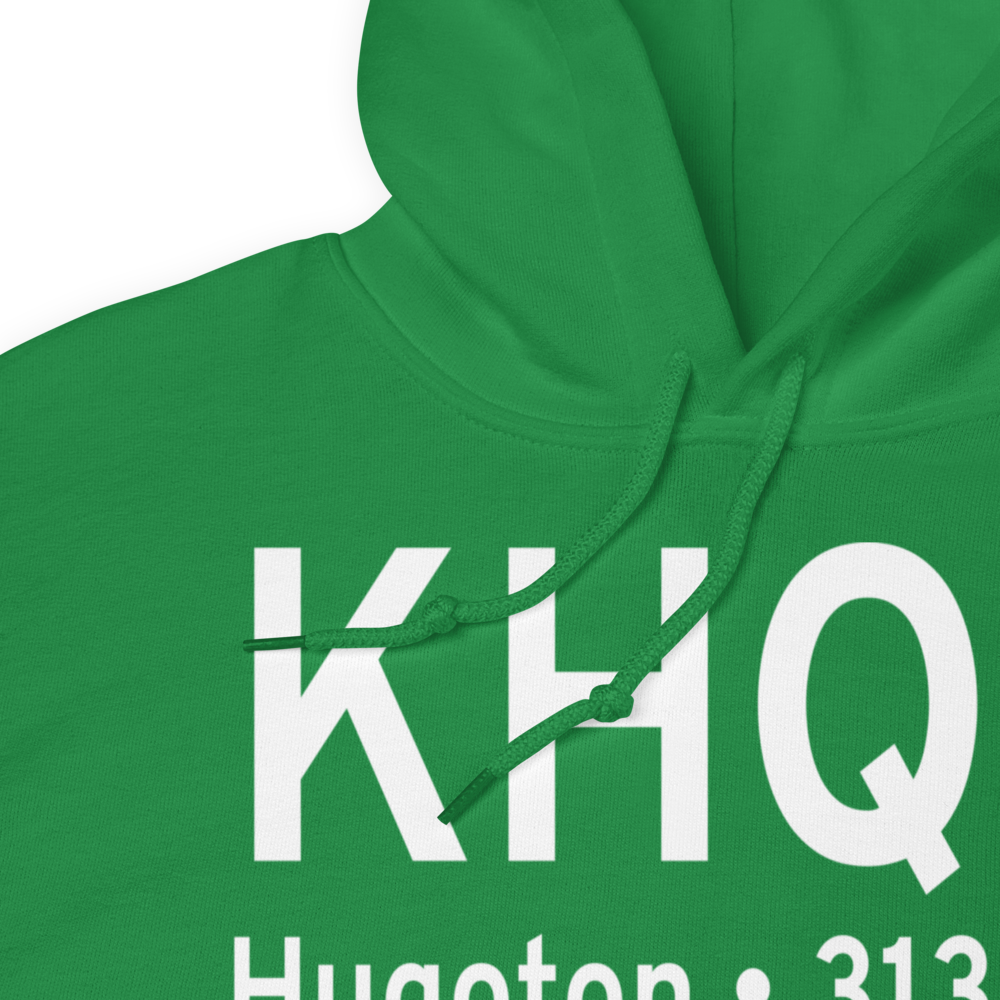 Hugoton Municipal Airport (KHQG) ICAO Hoodie Sweatshirt 
