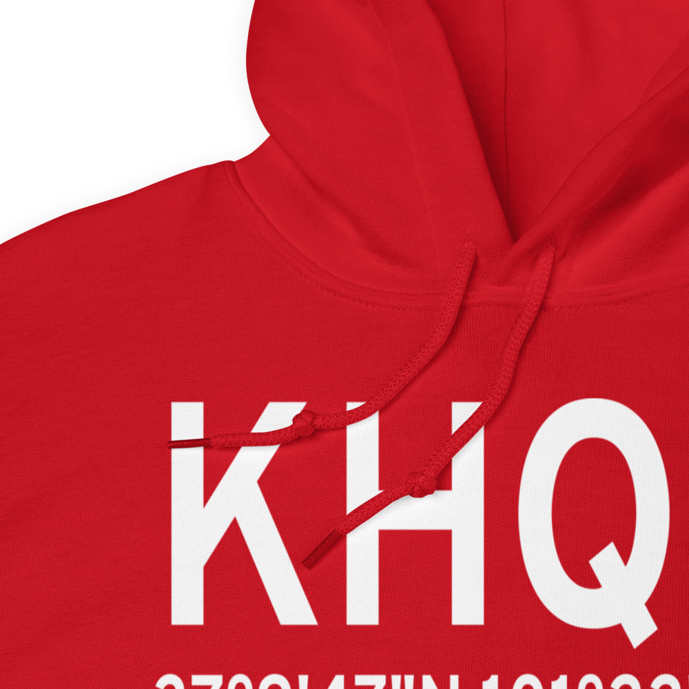 Hugoton Municipal Airport (KHQG) ICAO Hoodie Sweatshirt 