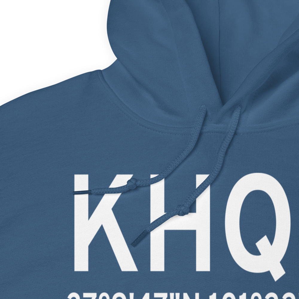 Hugoton Municipal Airport (KHQG) ICAO Hoodie Sweatshirt 