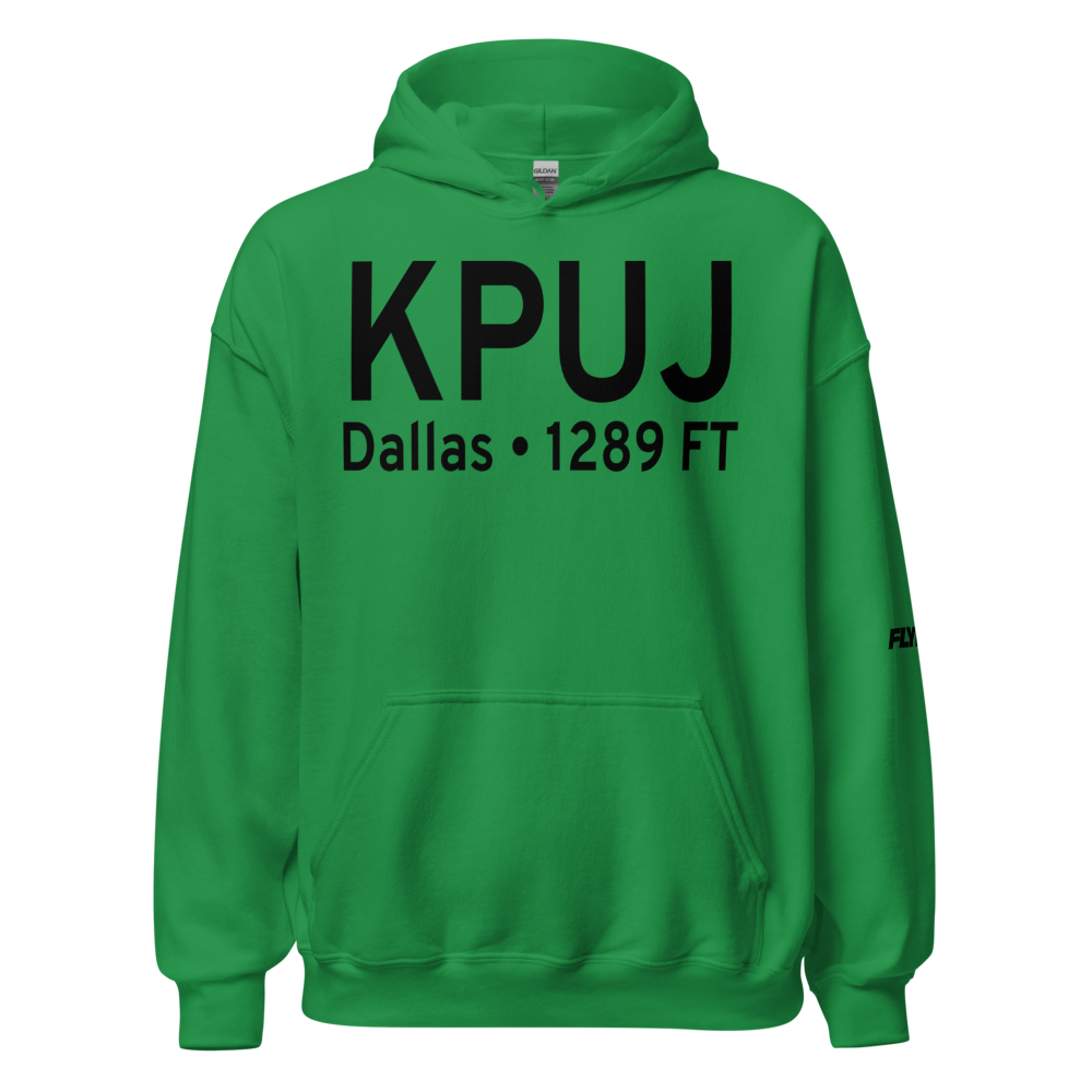 Paulding Northwest Atlanta Airport (KPUJ) ICAO Hoodie Sweatshirt 