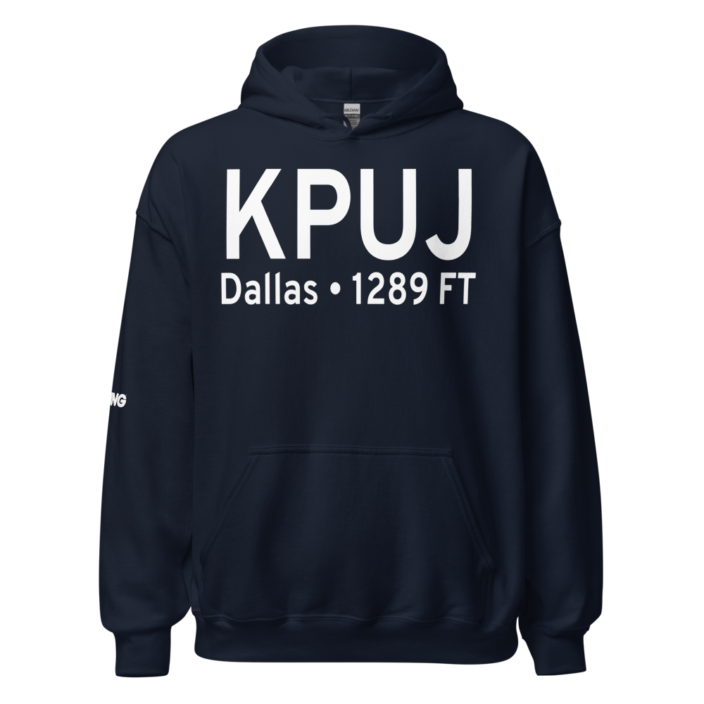 Paulding Northwest Atlanta Airport (KPUJ) ICAO Hoodie Sweatshirt 