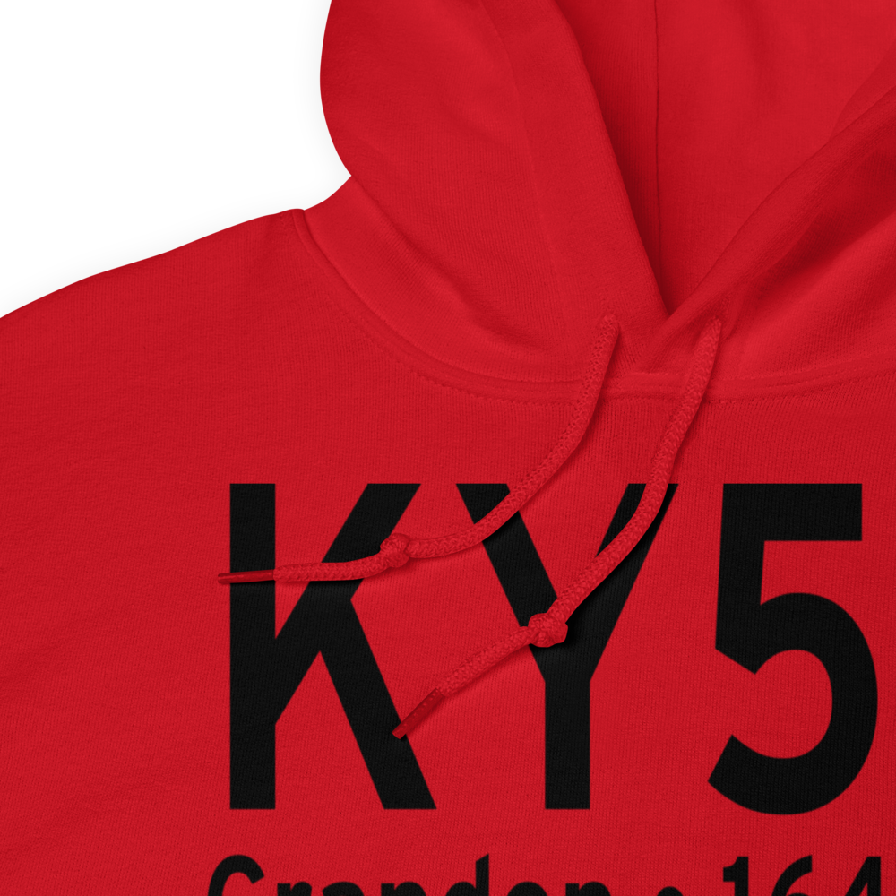 Crandon Municipal Airport (KY55) ICAO Hoodie Sweatshirt 