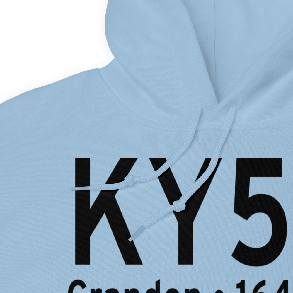 Crandon Municipal Airport (KY55) ICAO Hoodie Sweatshirt 