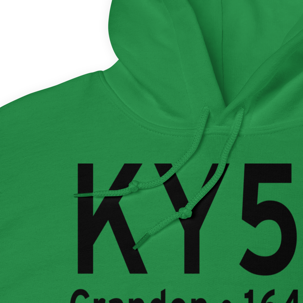 Crandon Municipal Airport (KY55) ICAO Hoodie Sweatshirt 