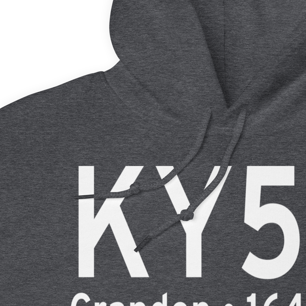 Crandon Municipal Airport (KY55) ICAO Hoodie Sweatshirt 
