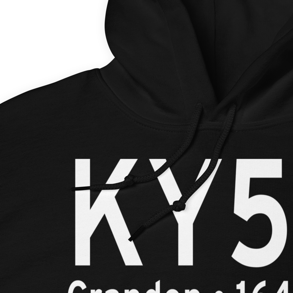 Crandon Municipal Airport (KY55) ICAO Hoodie Sweatshirt 