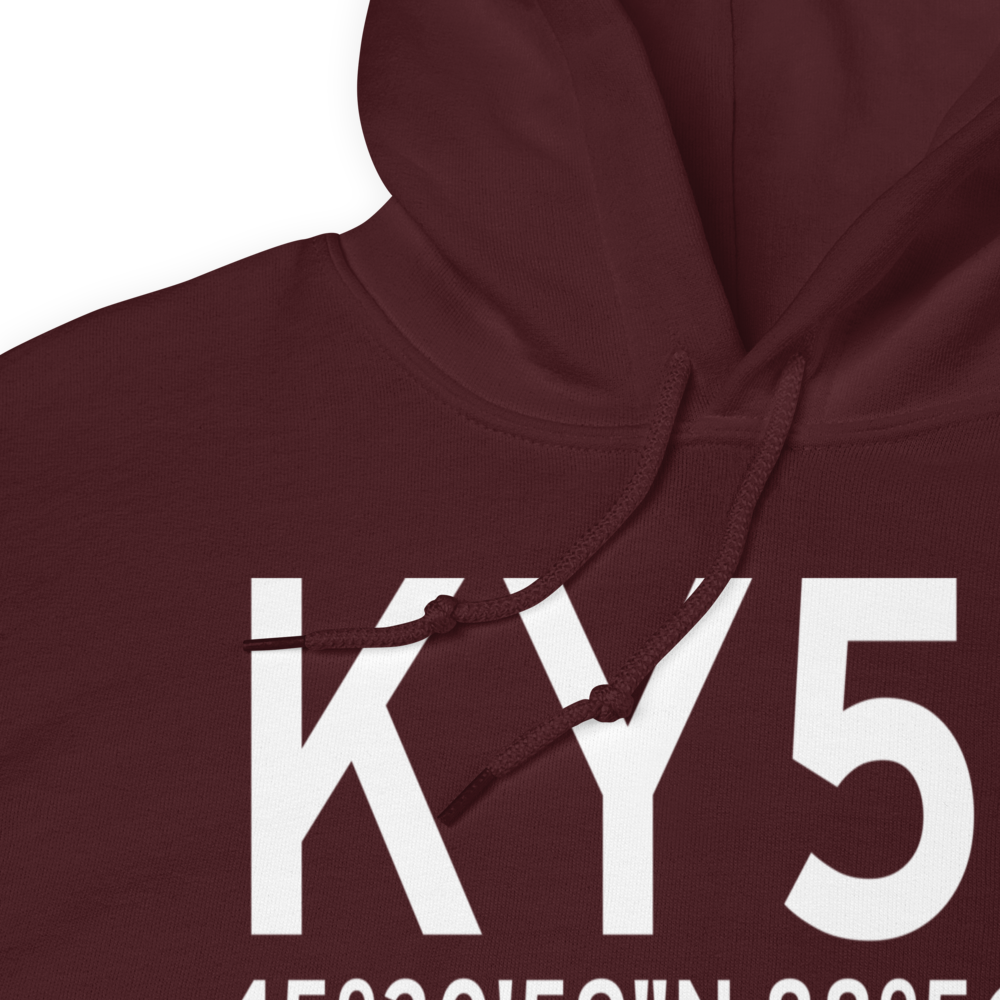 Crandon Municipal Airport (KY55) ICAO Hoodie Sweatshirt 