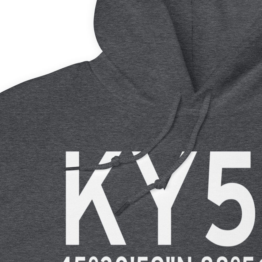 Crandon Municipal Airport (KY55) ICAO Hoodie Sweatshirt 