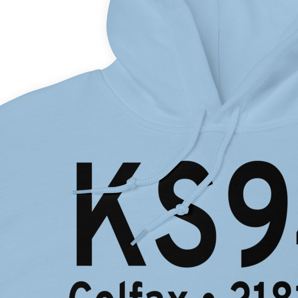 Port of Whitman Business Air Center Airport (KS94) ICAO Hoodie Sweatshirt 