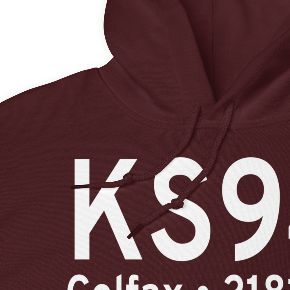 Port of Whitman Business Air Center Airport (KS94) ICAO Hoodie Sweatshirt 