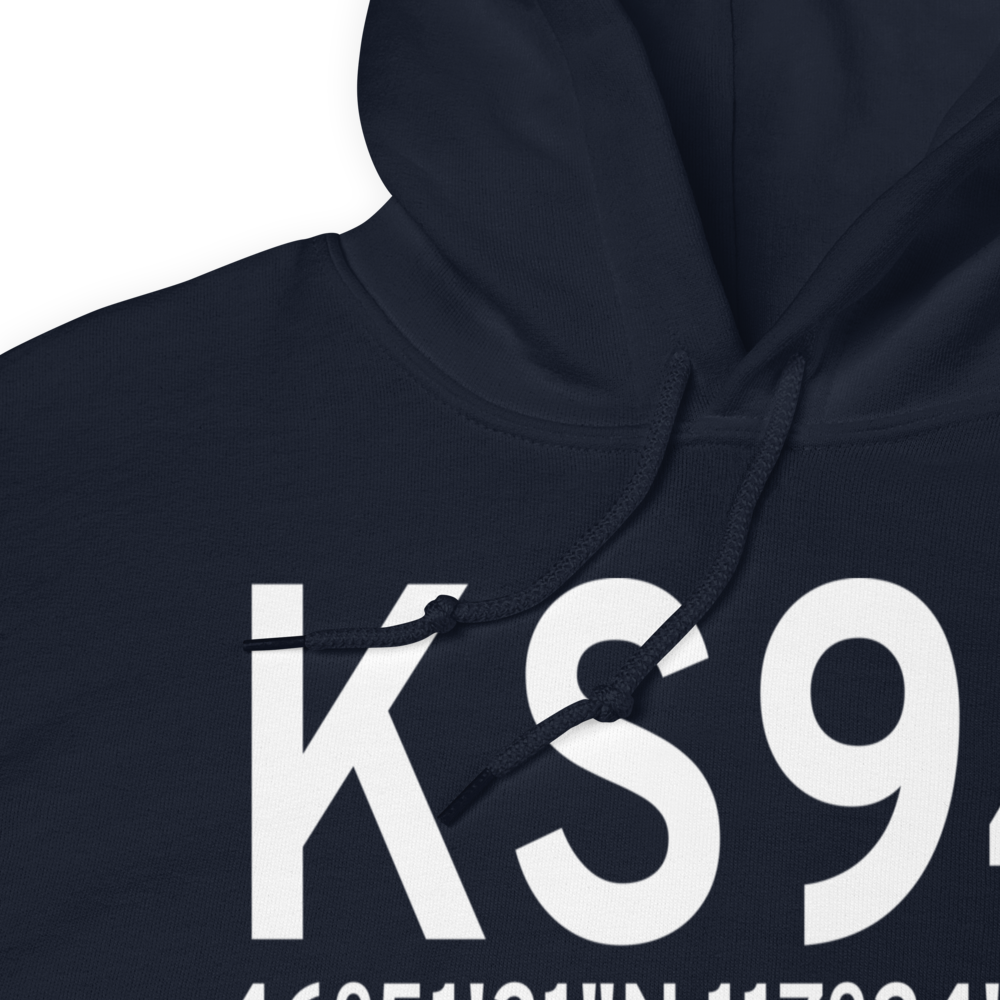 Port of Whitman Business Air Center Airport (KS94) ICAO Hoodie Sweatshirt 