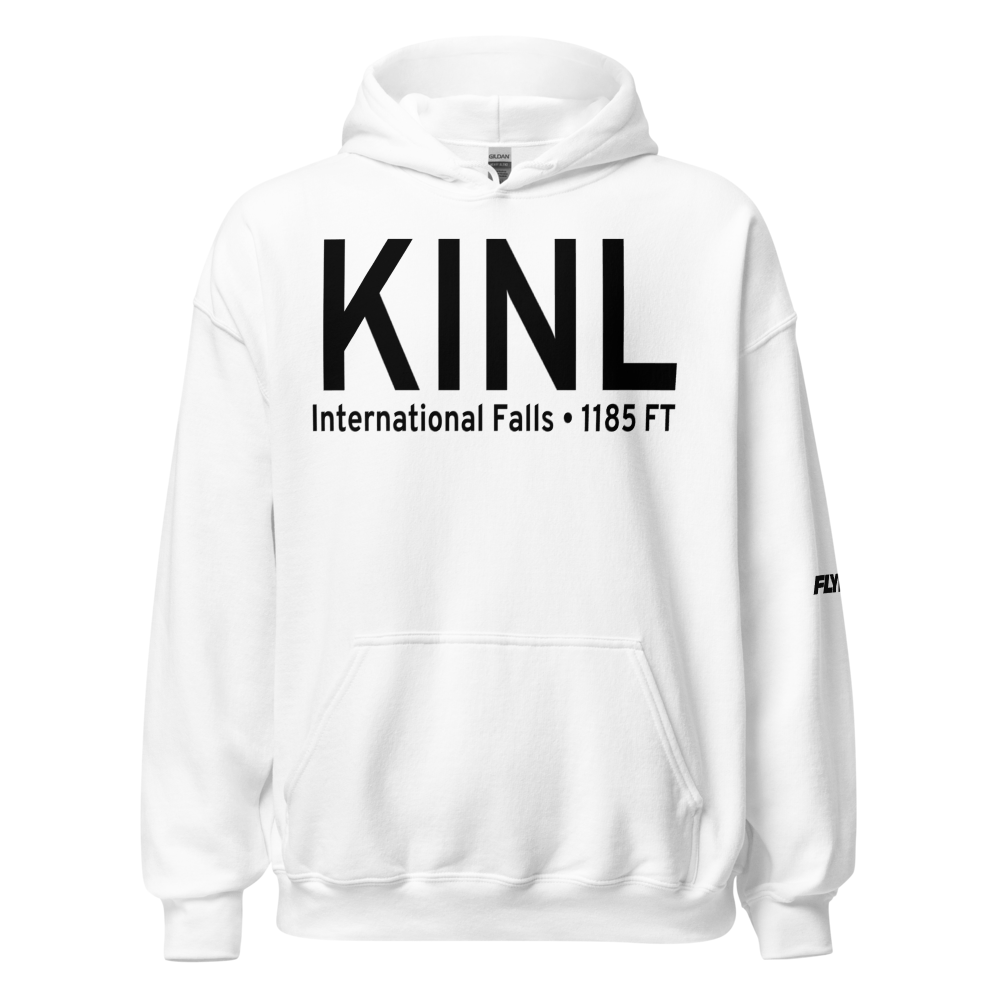 Falls International Airport (KINL) ICAO Hoodie Sweatshirt 
