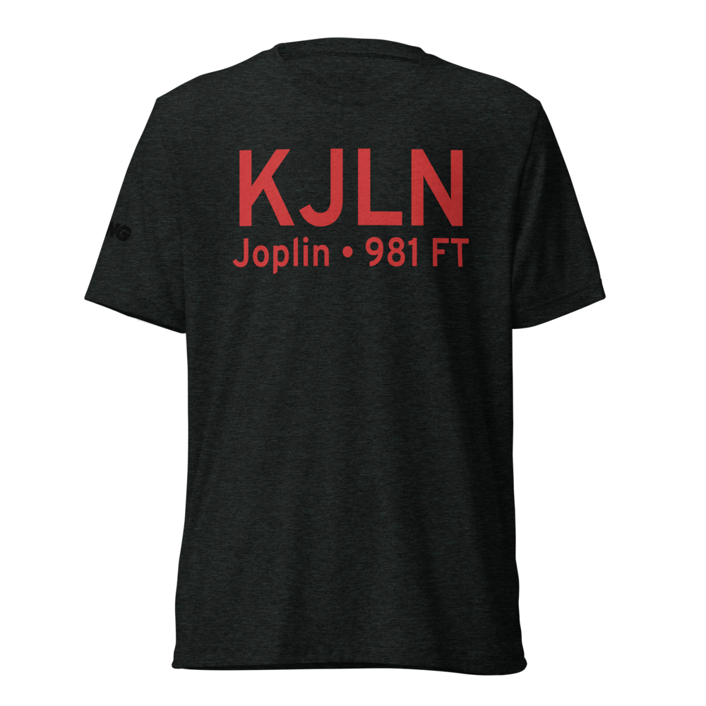 Joplin Regional Airport (KJLN) ICAO Tri-blend T-Shirt 