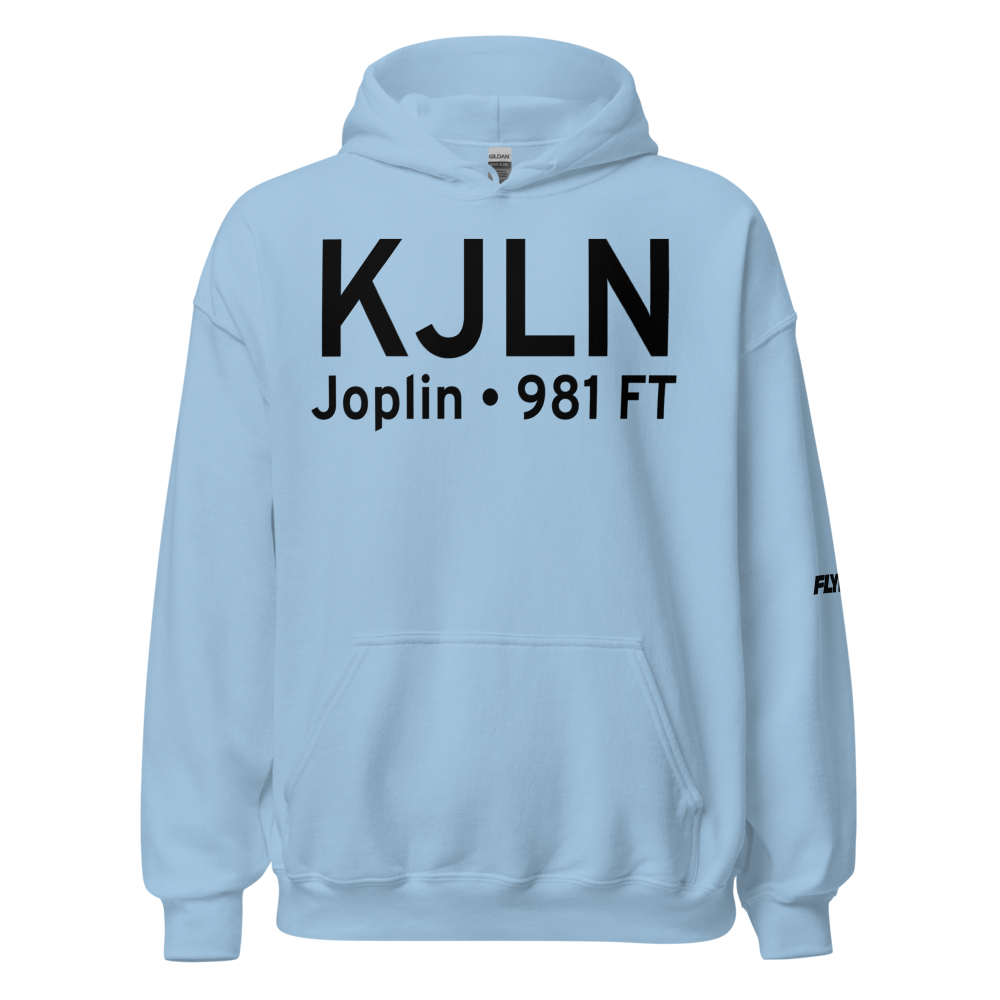 Joplin Regional Airport (KJLN) ICAO Hoodie Sweatshirt 