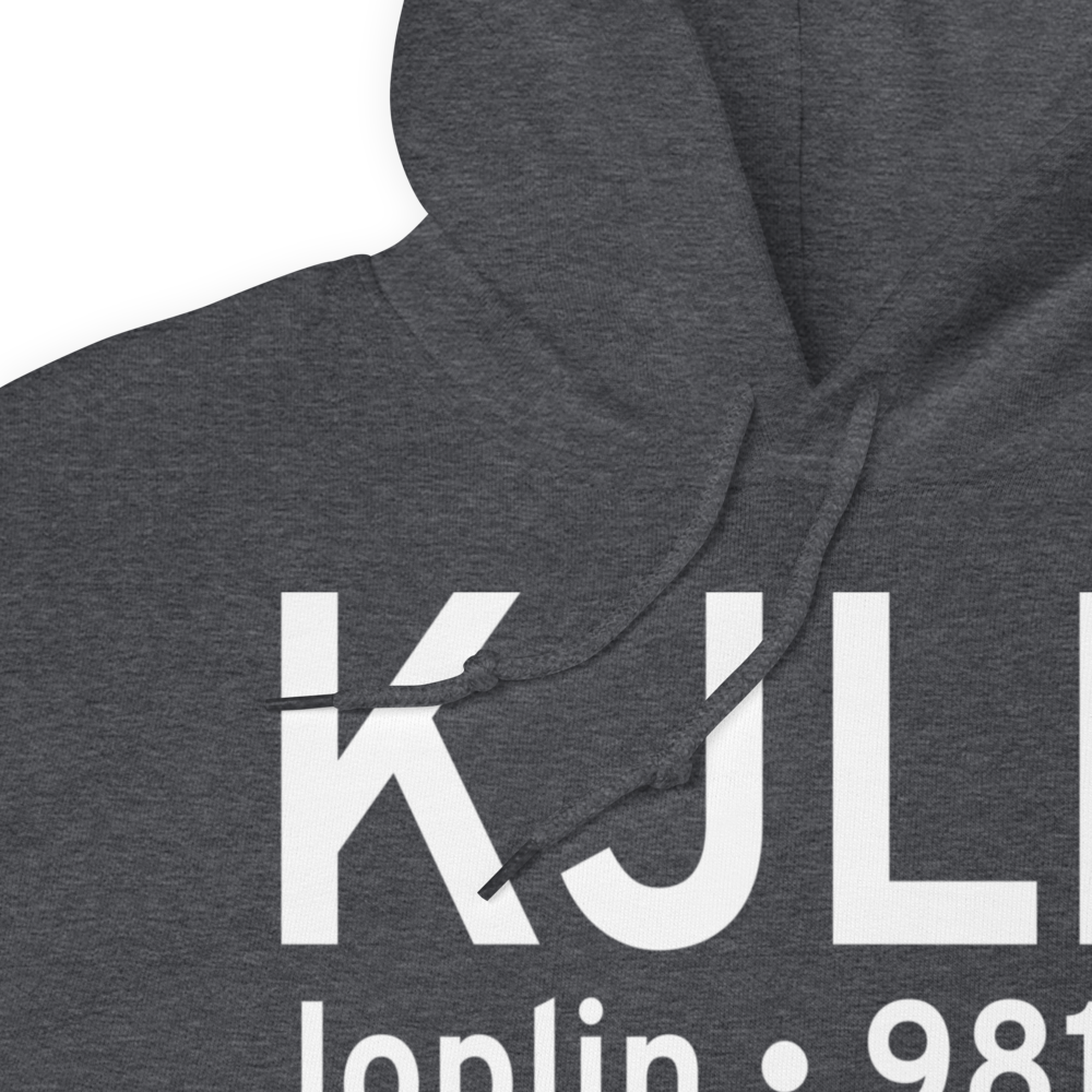 Joplin Regional Airport (KJLN) ICAO Hoodie Sweatshirt 