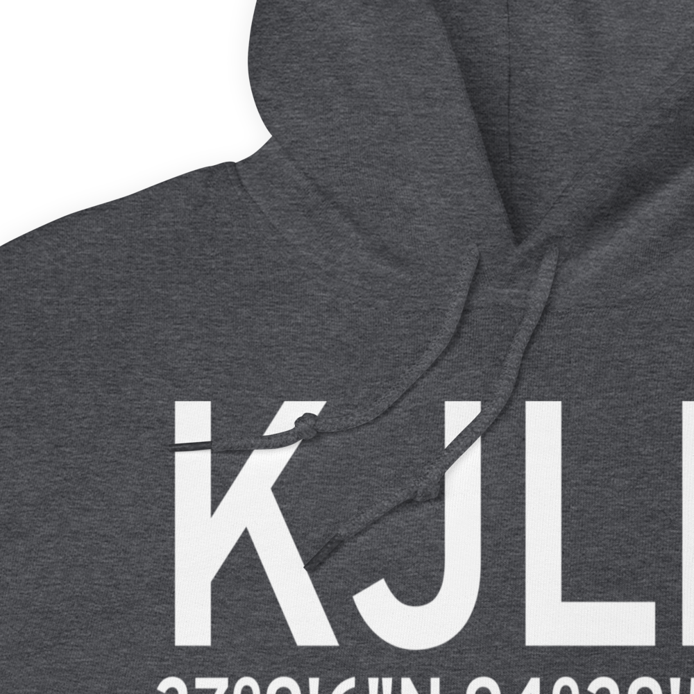 Joplin Regional Airport (KJLN) ICAO Hoodie Sweatshirt 
