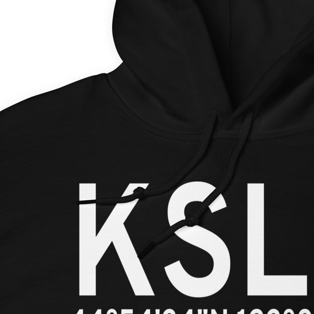 Salem Municipal Airport/McNary Field (KSLE) ICAO Hoodie Sweatshirt 